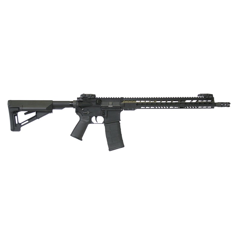 ArmaLite M15TAC16 M15 Tactical 5.56x45mm NATO 301 16 Barrel Black Hard Coat Anodized Receiver  Adjustable Magpul STR Collapsible