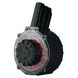 Black River MFR BRDMBK02 X12  20rd Drum 12 Gauge Typhoon Defense X12F12 BlackRed Polymer