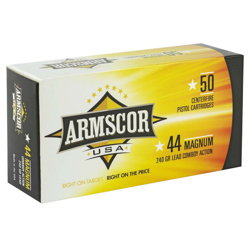 Armscor FAC44M1N USA  44 Rem Mag 240 gr Semi Wadcutter 50 Per Box 8 Case