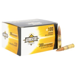 Armscor 50446 Precision Value Pack 300 Blackout 147 gr Full Metal Jacket 100 Per Box 12 Case