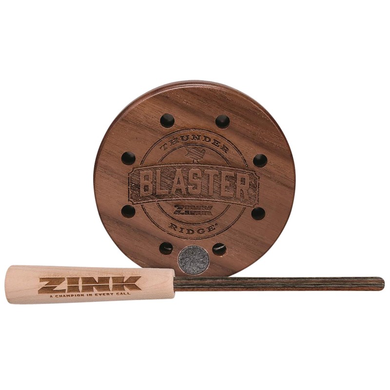 ZINK ZNKRBPC Ridge Blaster  Friction Call Turkey Sounds Natural AluminumWood