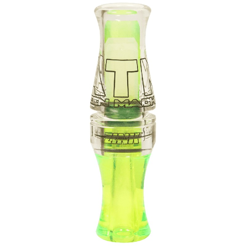 Avian X ZNKZNK6027 ATM Green Machine  Single Reed Lemon Drop Polycarbonate Attracts Ducks