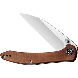 Hadros Linerlock Micarta Brn