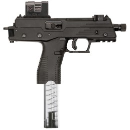 BT Firearms BT4200USTB TP380  380 ACP 301 5 Threaded Black Picatinny Rail Frame No Brake Iron Sights Aimpoint Acro Included