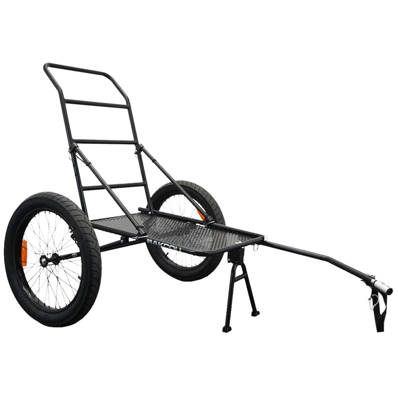 Bakcou Ebikes RFDT Deer EBike Trailer  Includes Kickstand Black 72