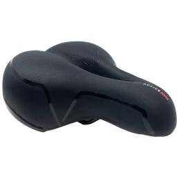 Bakcou Ebikes AOBS Comfort Seat Universal Fit Black Faux Leather Oversized