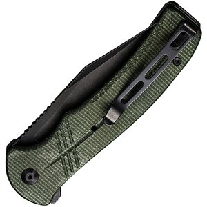 Cogent Button Lock Grn Micarta