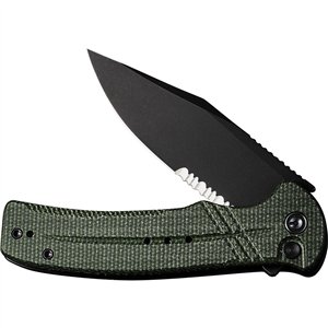 Cogent Button Lock Grn Micarta