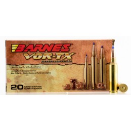 Barnes Bullets 21567 VORTX Rifle 300 WSM 150 gr Tipped TSX Boat Tail 20 Per Box 10 Case