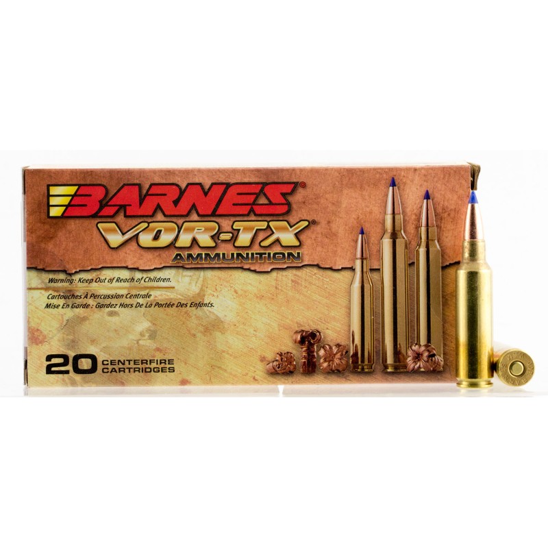 Barnes Bullets 21567 VORTX Rifle 300 WSM 150 gr Tipped TSX Boat Tail 20 Per Box 10 Case