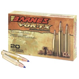 Barnes Bullets 21548 VORTX Rifle 300 Blackout 110 gr TACTX Flat Base 20 Per Box 10 Case