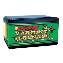 Barnes Bullets 30171 Varmint Grenade Ultra High Velocity 22 Cal .224 36 gr Flat Base Hollow Point 100 Per Box