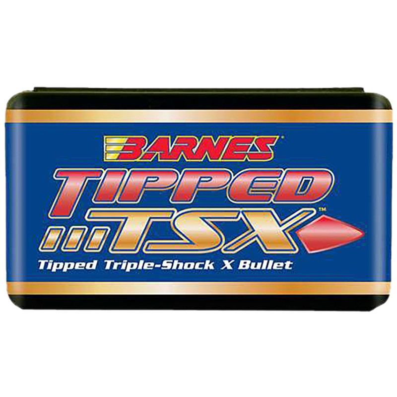 Barnes Bullets 30276 Tipped TSX  270 Win .277 130 gr TTSX Boat Tail 50 Per Box