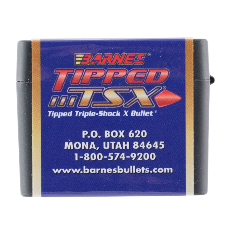 Barnes Bullets 30242 Tipped TSX  6.5 Creedmoor .264 120 gr TTSX Boat Tail 50 Per Box