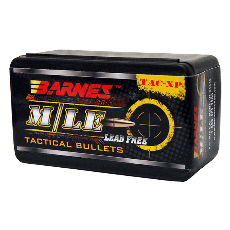 Barnes Bullets 30442 TACXP MLE 9mm .355 115 gr TAC XP 40 Per Box