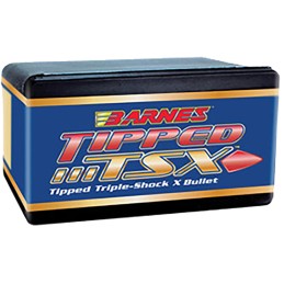 Barnes Bullets 30434 Tipped TSX  338 Lapua Mag .338 265 gr LRX Boat Tail 50 Per Box