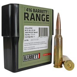 Barrett    416 Barrett 450 gr MTAC 10 Per Box