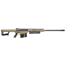 Barrett 14031 M82A1  50 BMG 101 29 Fluted Barrel  Flat Dark Earth Cerakote Steel Receiver M1913 Picatinny Acc. Rail FDE Syntheti