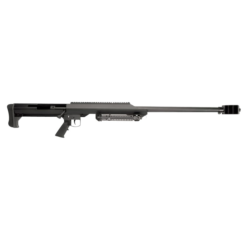 Barrett 13307 M99  50 BMG 32 1rd Black Cerakote Black Fixed wSorbothane Recoil Pad Stock Black Polymer Grip Right Hand