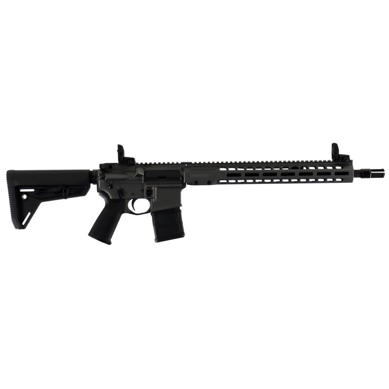 Barrett 17121 REC7 DI Carbine 5.56x45mm NATO 16 301 Tungsten Gray Cerakote Black 6 Position Stock Black Polymer Grip