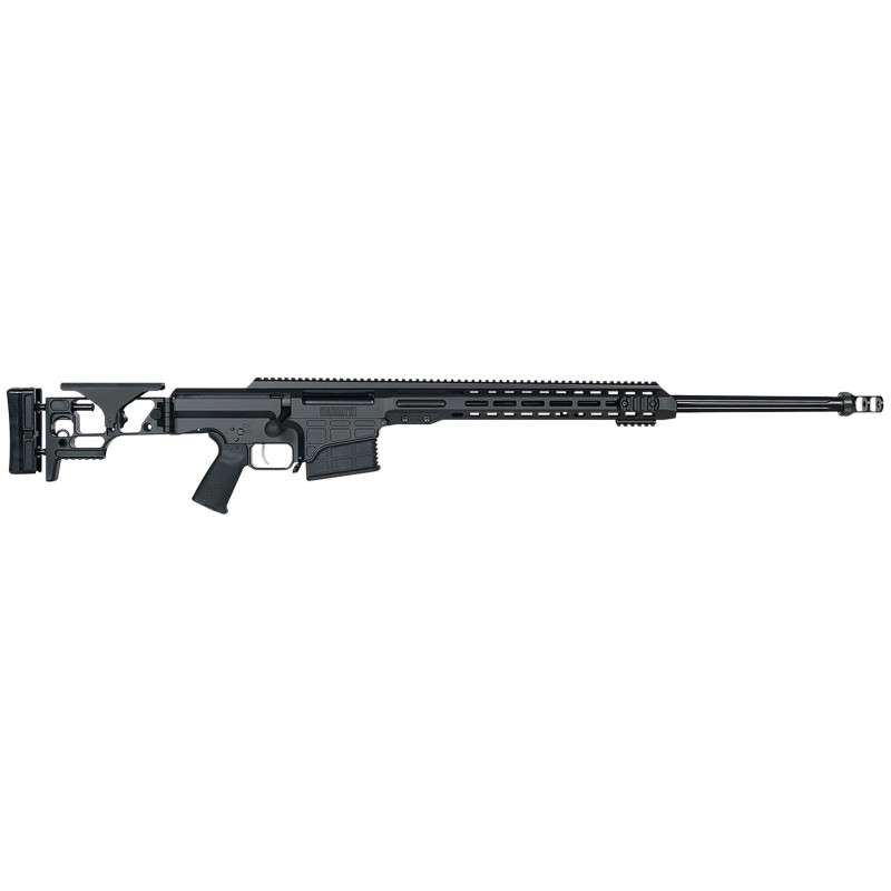 Barrett 18478 MRAD  338 Lapua Mag 26 101 Black Cerakote Black Folding with Adjustable LOP Stock Black Polymer Grip Right Hand