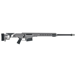 Barrett 18480 MRAD  338 Lapua Mag 26 101 Gray Gray Folding with Adjustable LOP Stock Black Polymer Grip Right Hand