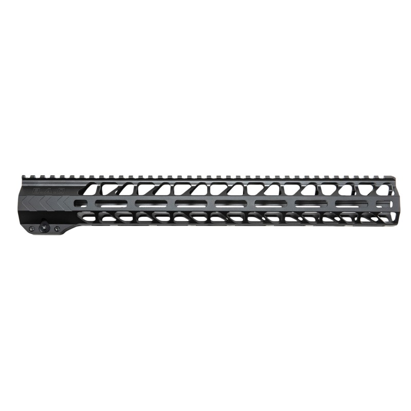 Battle Arms Development BADWH15MLOK Workhorse Handguard 15 MLOK FreeFloating Style Made of 6061T6 Aluminum with Black Anodized F