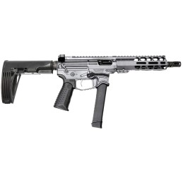 Battle Arms Development XIPHOS004 Xiphos  9mm Luger 301 8.50 Black Barrel MLOK Handguards Combat Gray Aluminum Picatinny Rail Re