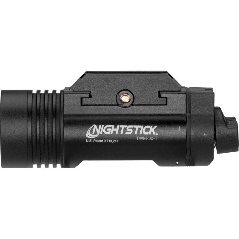 Nightstick TWM30T Tactical WeaponMounted Light Turbo  Black Anodized Hardcoat 1200 Lumens White LED Light