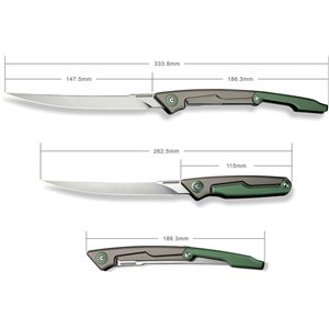 Shawka Fillet Linerlock Green