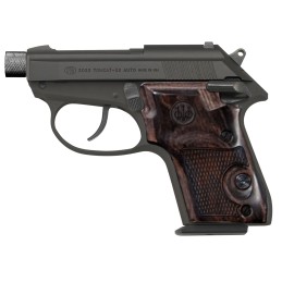 Beretta USA J320125 Tomcat Covert MicroCompact Frame 32 ACP 71 2.90 Black Blued Threaded Steel TipUp Barrel Blued Serrated Steel