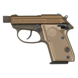 Beretta USA J320126 Tomcat  MicroCompact Frame 32 ACP 71 2.90 Flat Dark Earth Cerakote Threaded Steel TipUp Barrel Serrated Stee