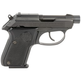 Beretta USA J320127 Tomcat  MicroCompact Frame 32 ACP 71 2.90 Black Threaded Steel TipUp Barrel Black Bruniton Serrated Steel Sl