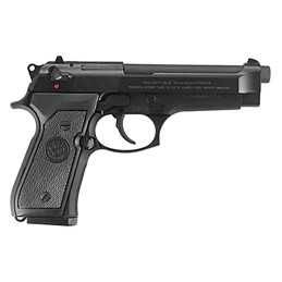 Beretta USA  92FS CA Compliant Full Size Frame 9mm Luger 101 4.90 Black Bruniton Barrel Serrated Steel Slide Black Bruniton Alum