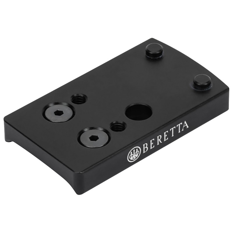 Beretta USA AG57 APX Optic Plate Black Fits Beretta APX Rear DovetailLeupold DeltaPoint Pro Footprint Mount