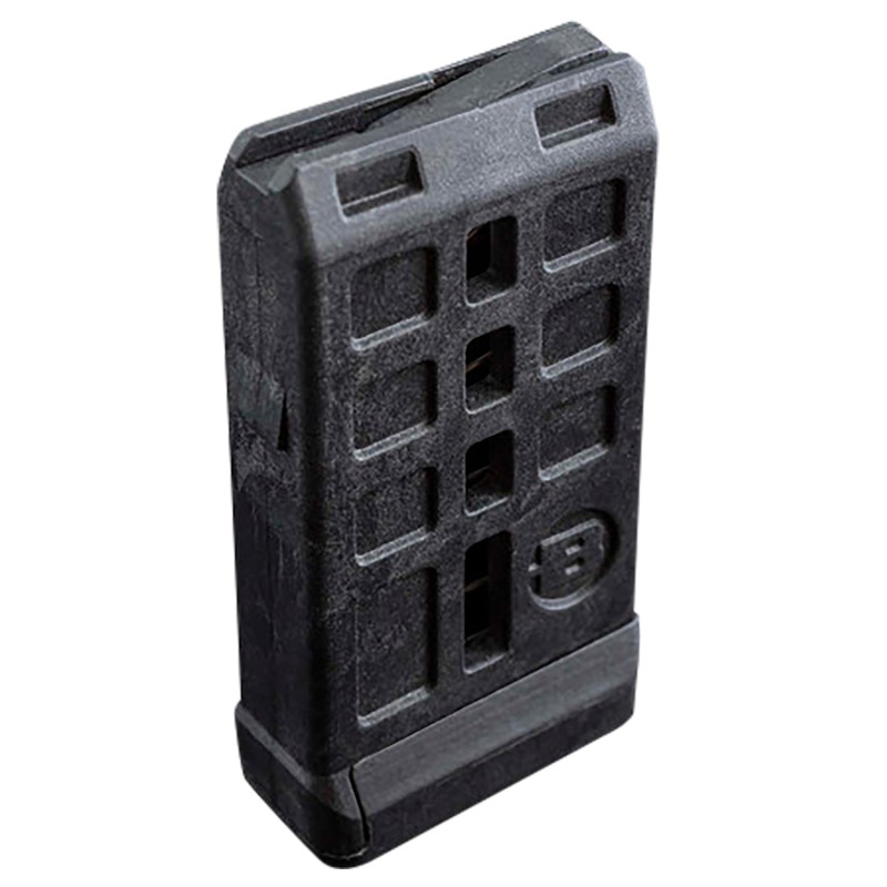 Bergara Rifles BA0029 BMR  10rd 17 HMR 22 Mag Single Stack For BMR 22 WMR For BMR 17 HMR Black Polymer