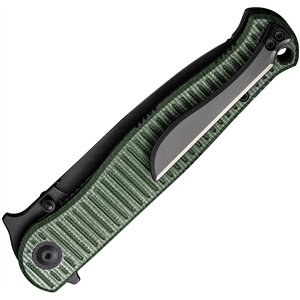 RS71 Linerlock Green Mic