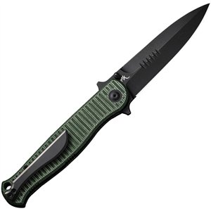 RS71 Linerlock Green Mic