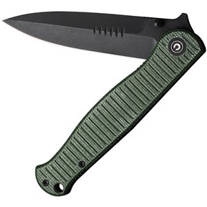 RS71 Linerlock Green Mic