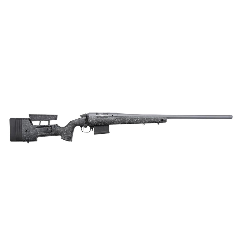 Bergara Rifles BPR20300PRCM Premier HMR Pro 300 PRC 51 26 Threaded Barrel Tactical Gray Cerakote Black with Gray Fleck Stock