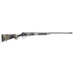 Bergara Rifles B14LM507 B14 Wilderness Ridge 7mm Rem Mag 31 24 Threaded Sniper Gray Cerakote BarrelRec SoftTouch Woodland Camo S