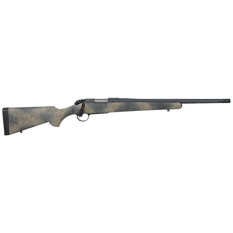 Bergara Rifles B14S521SP B14 Wilderness Ridge SP 308 Win 41 18 Threaded Sniper Gray Cerakote BarrelRec SoftTouch Woodland Camo S