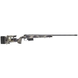 Bergara Rifles B14SM359CF B14 HMR Carbon Wilderness 6.5 PRC 31 24 Carbon Fiber Wrapped Barrel Woodland Camo Molded with MiniChas