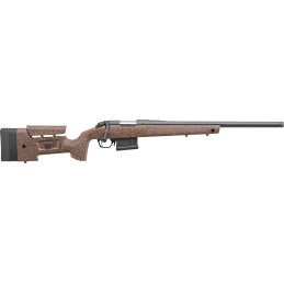 Bergara Rifles B14S354C B14 HMR 22250 Rem 51 24 Graphite Black Cerakote Barrel Black Speckled Brown Molded wMiniChassis Adjustab