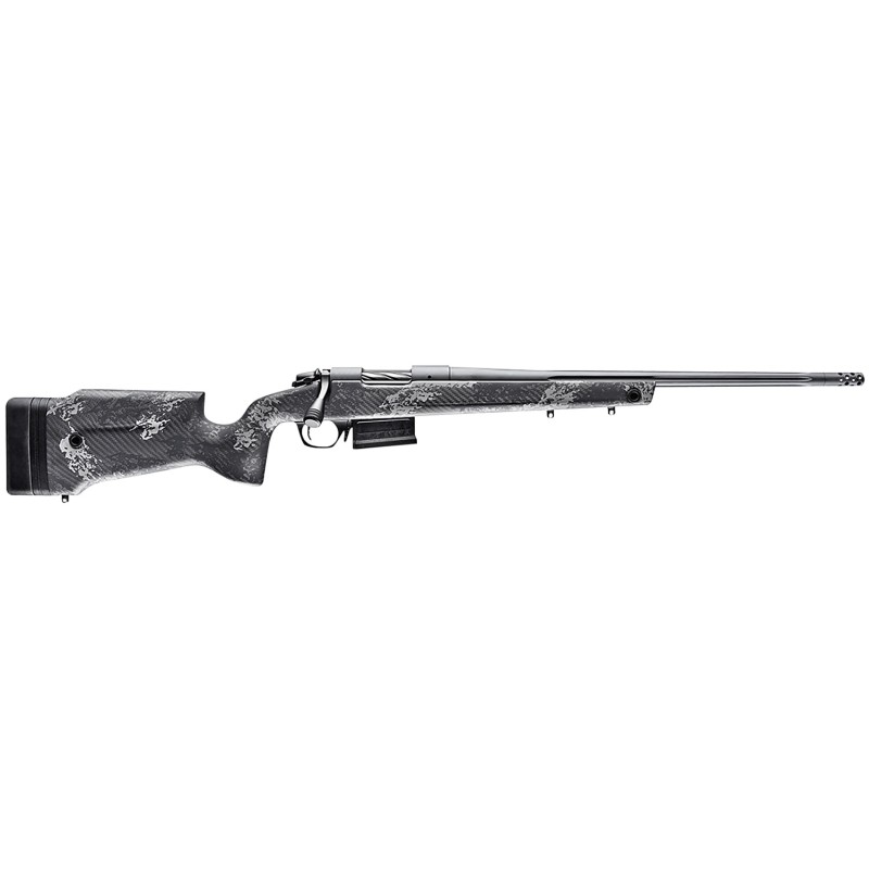 Bergara Rifles B14S751 B14 Crest 308 Win 31 20 FlutedThreaded Sniper Gray Cerakote BarrelRec Monte Carlo Carbon Fiber Stock with