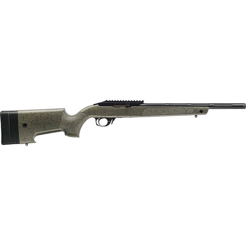 Bergara Rifles BXR001 BXR  22 LR 101 16.50 Matte Blued Fluted Chromoly Steel Barrel Matte Blued Aluminum Receiver Black Speckled