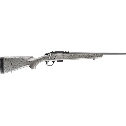 Bergara Rifles BMR005 BMR  Full Size 17 HMR 51101 20 Matte Blued Steel Threaded Barrel  Drilled  Tapped Steel Receiver Fixed Gra