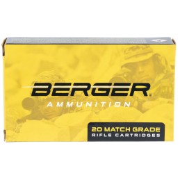 Berger Bullets 31011 Target Rifle 6.5 Creedmoor 140 gr Hybrid 20 Per Box 10 Case