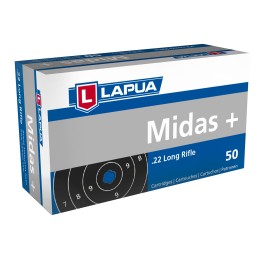 Lapua 420162 Midas  22 LR 40 gr Round Nose 50 Per Box 100 Case