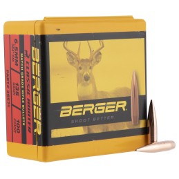 Berger Bullets 26571 Classic Hybrid Hunter Match Grade 6.5 Creedmoor .264 135 gr Boat Tail 100 Per Box